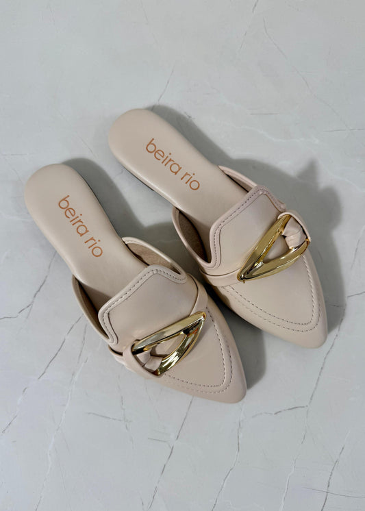 Beira Rio Mule Flats Crema