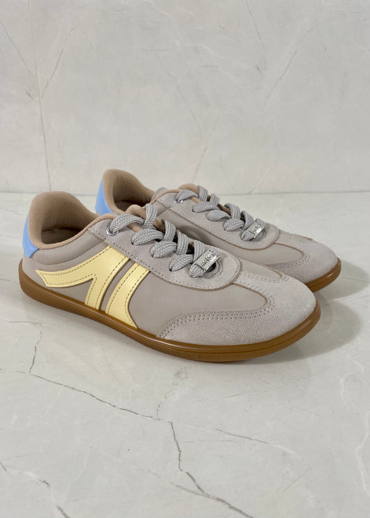 Moleca Tundia Sneakers Gris & Yellow Celestial
