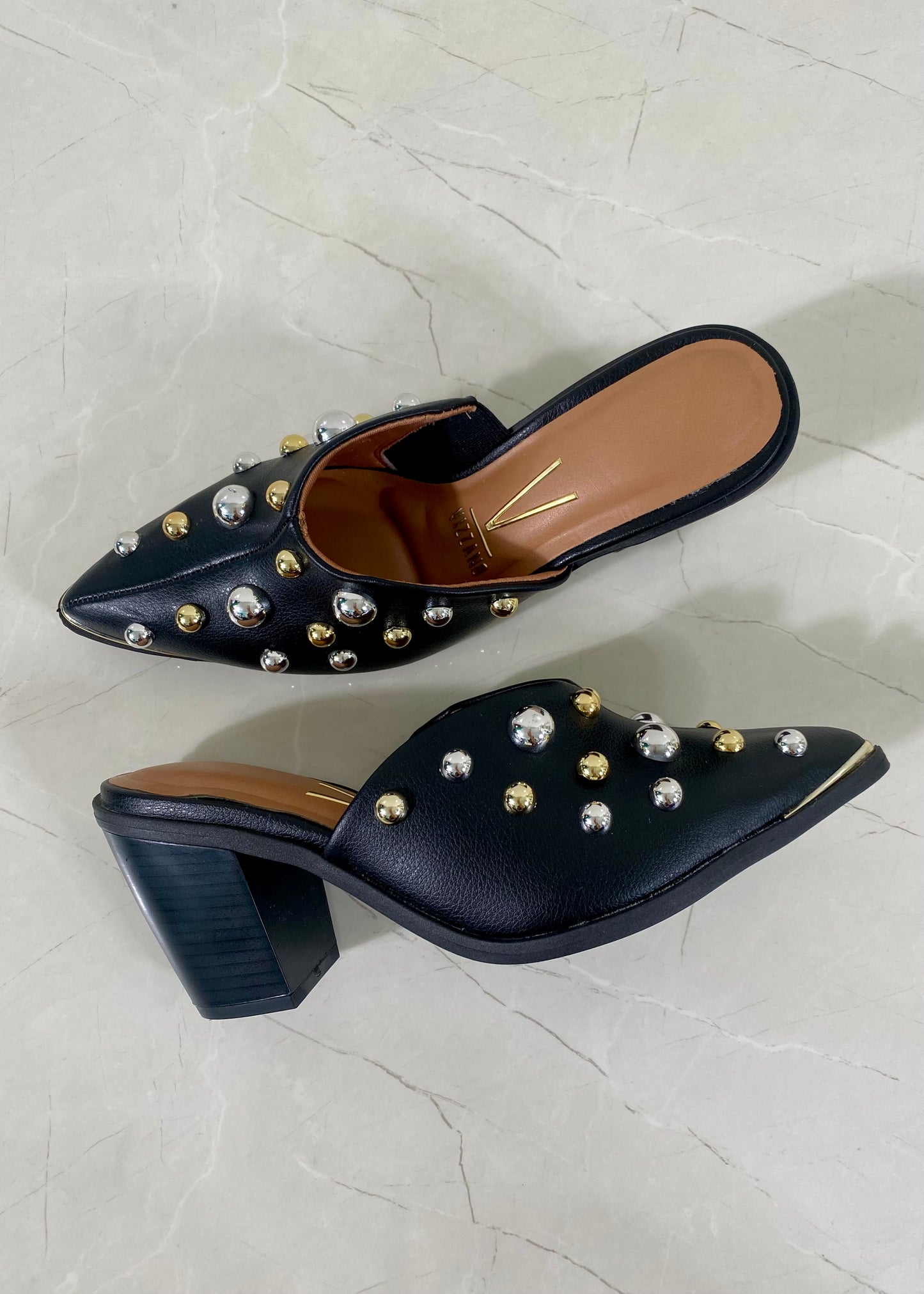 Vizzano Mule Black Intermedio