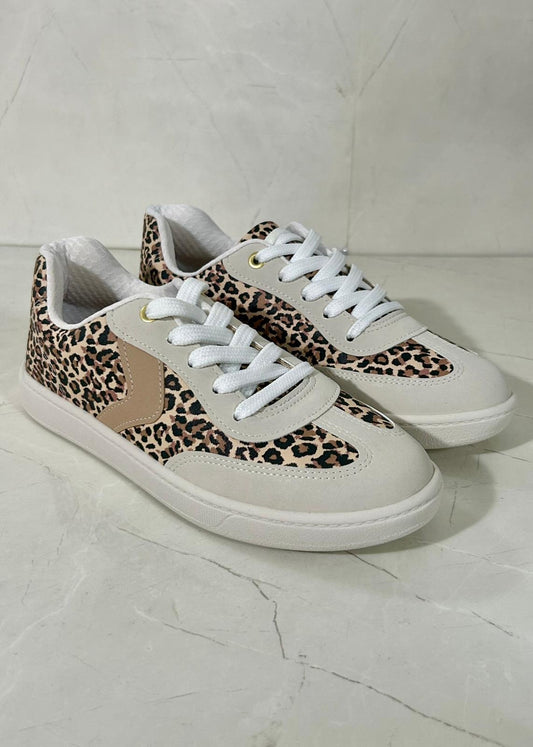Beira Rio Tenis Animal Print Off White