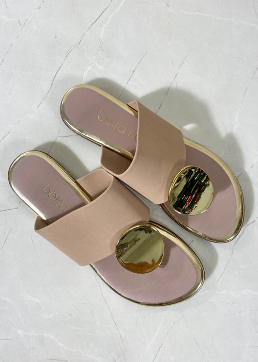 Beira Rio Lisboa Sandal Crema