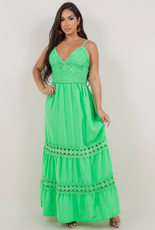 Maxi Drees Green