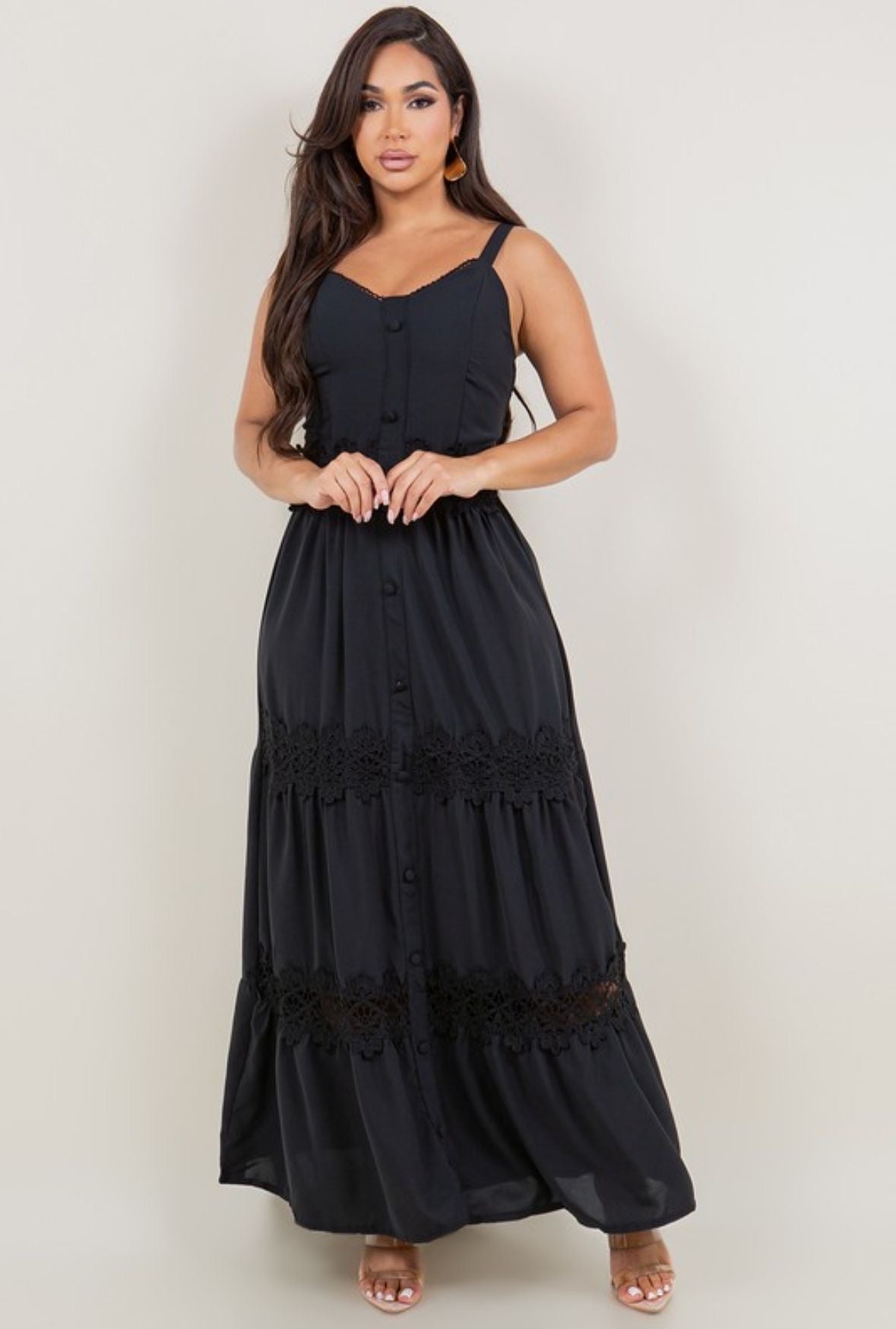 Maxi Drees Black