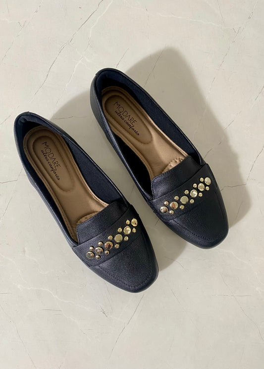 Modare Flats Black circle Gold