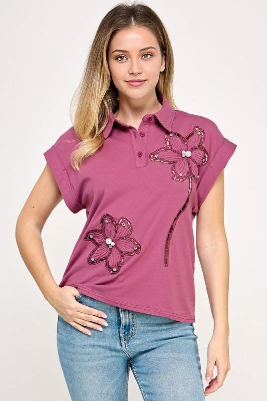 Flower Elegant Blouse