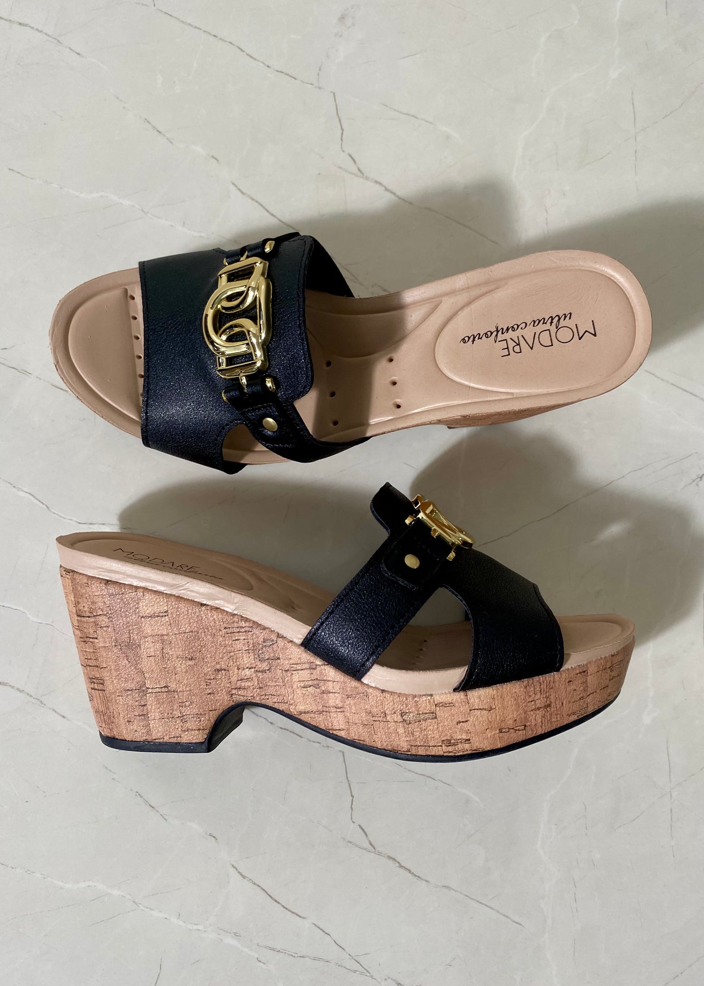 Modare Plataform Black and gold