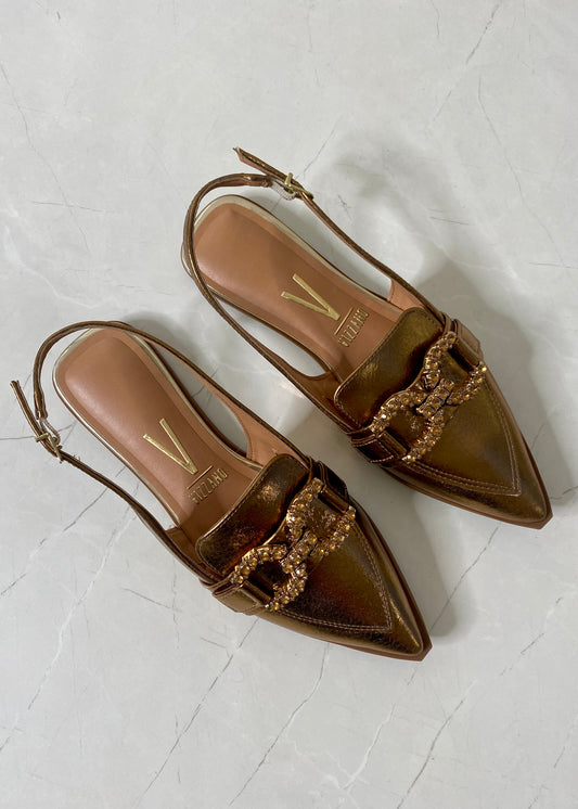 Vizzano Flat Slingback Dubai Bronce