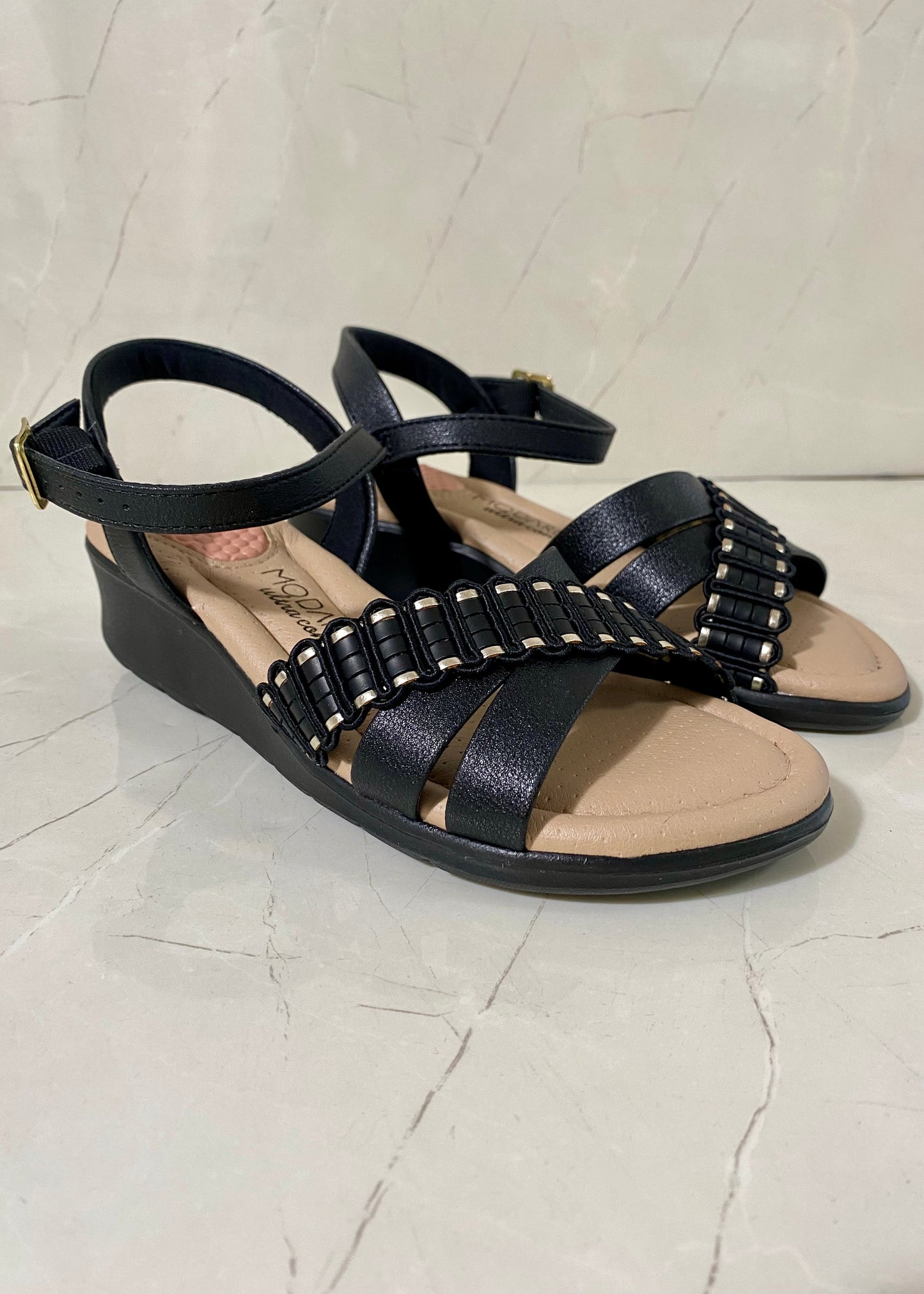 Modare Sandal Trensada Black