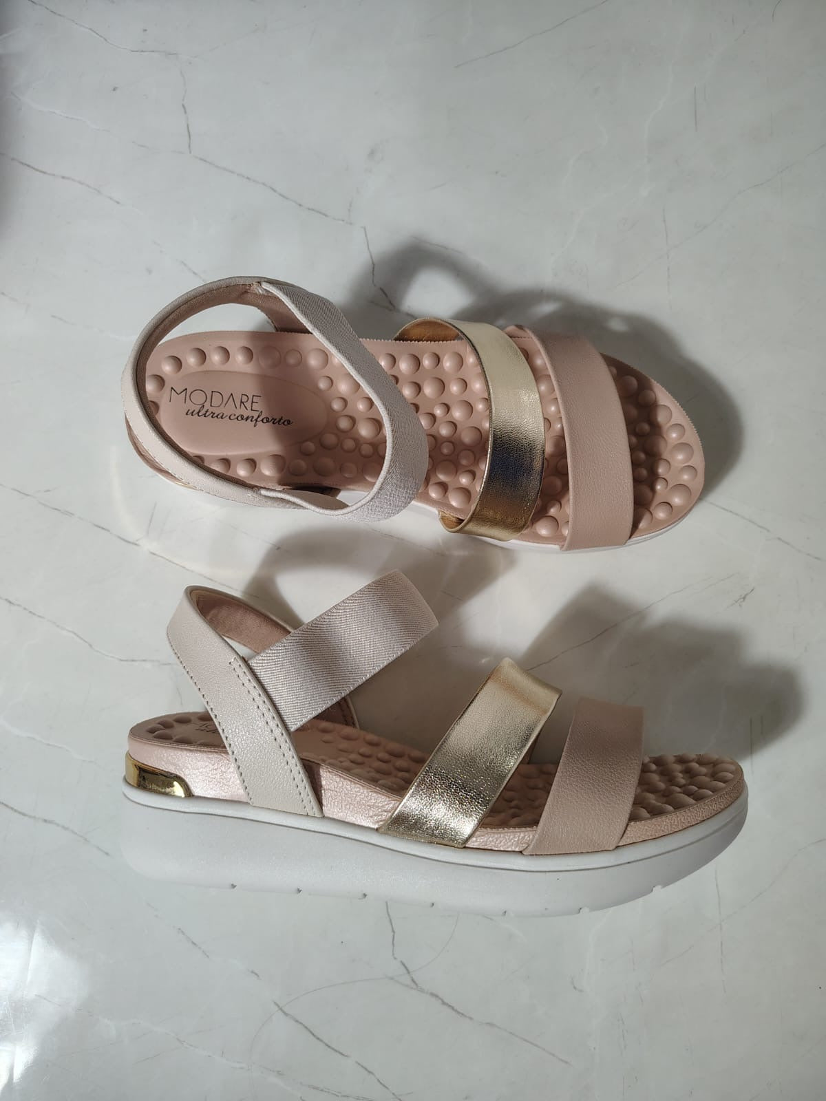 Modare Ultra Confort Beige Sandals