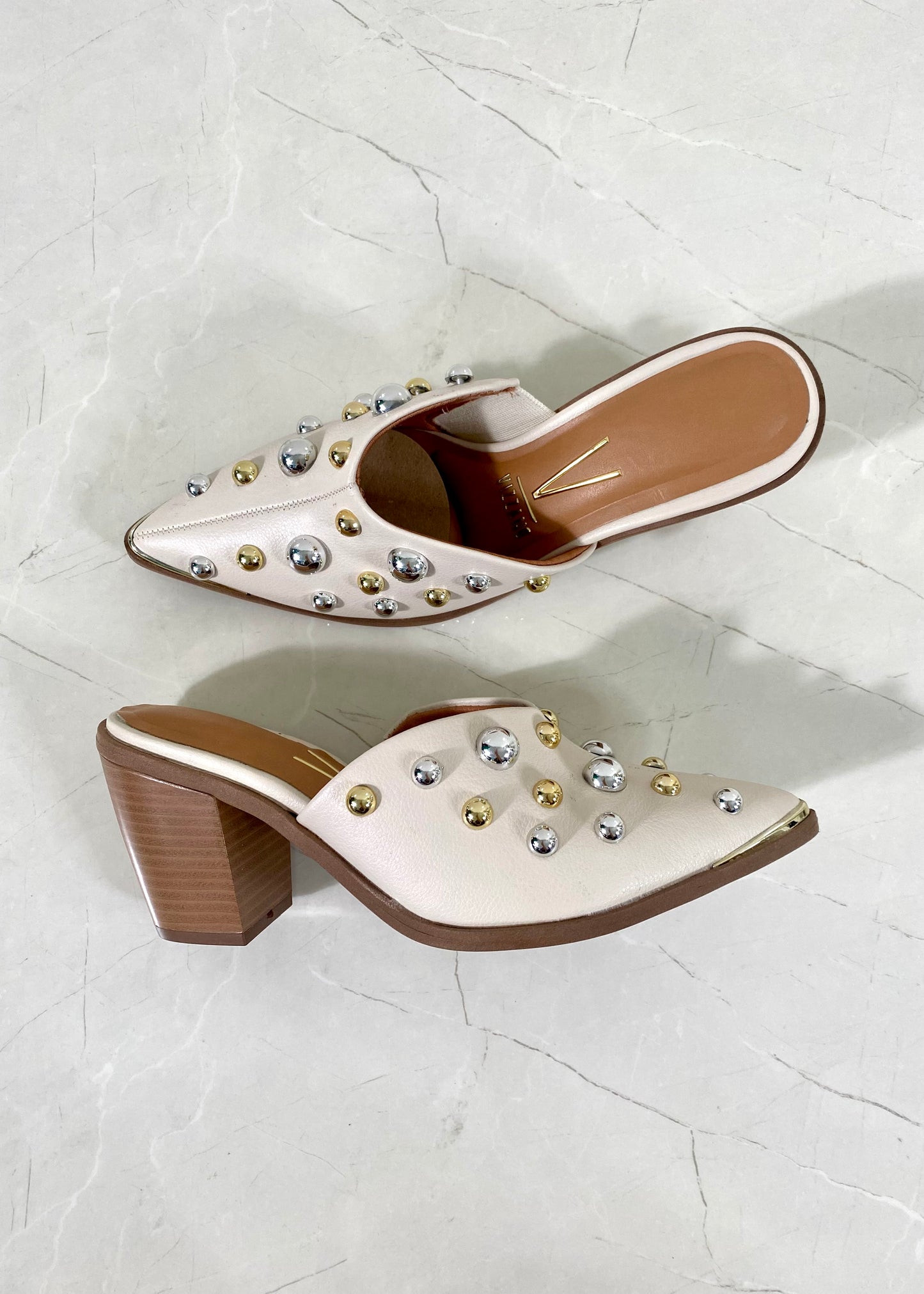 Vizzano Mule Off White Intermedio