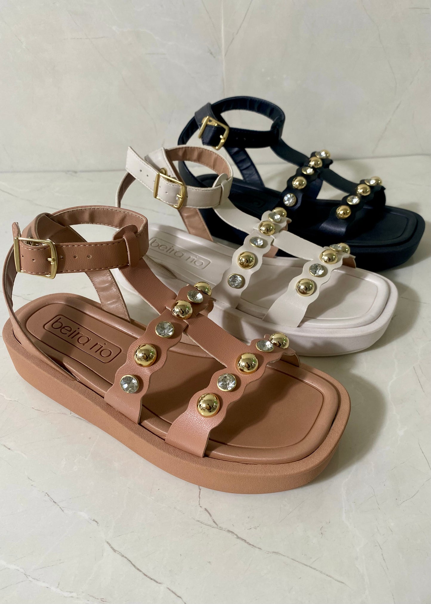 Beira Rio Plataform Off White