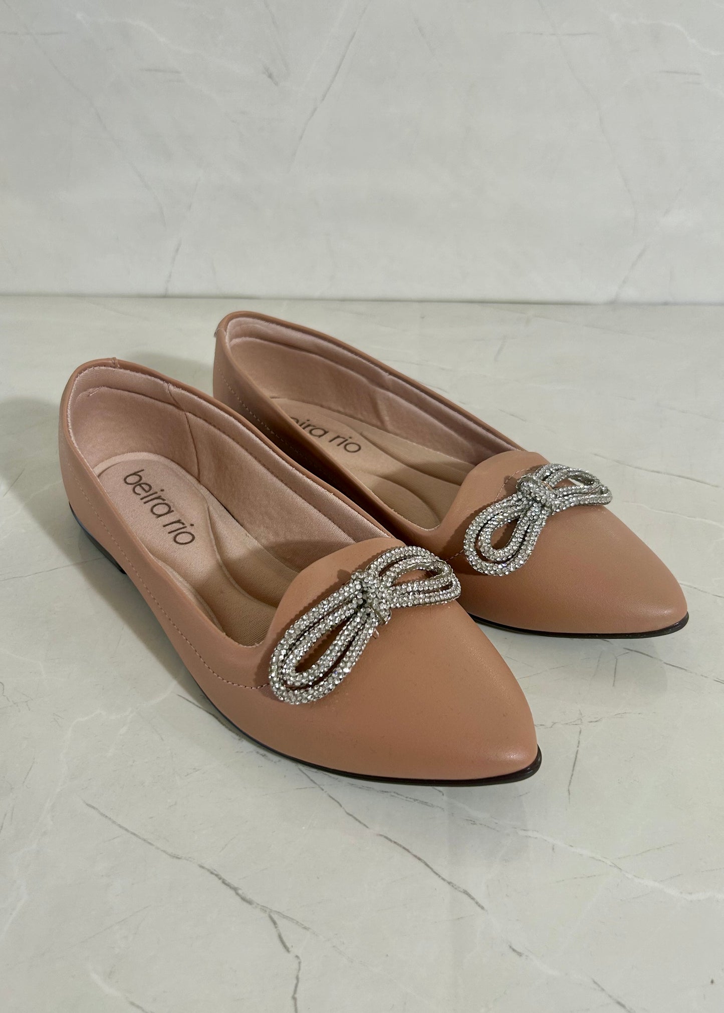Beira Río Flats Coquette Glow Nude
