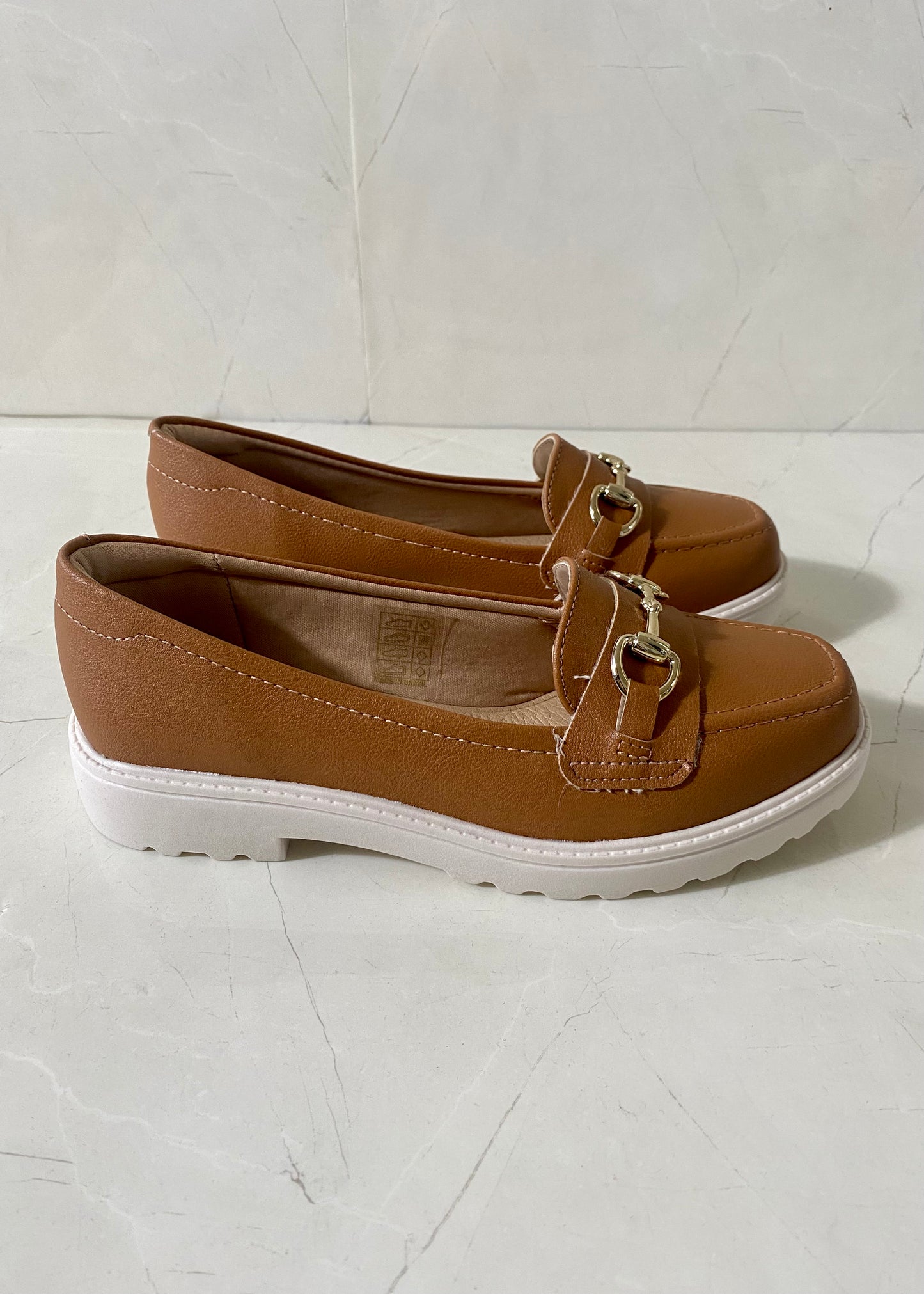 Modare Mocasín Camel and Gold