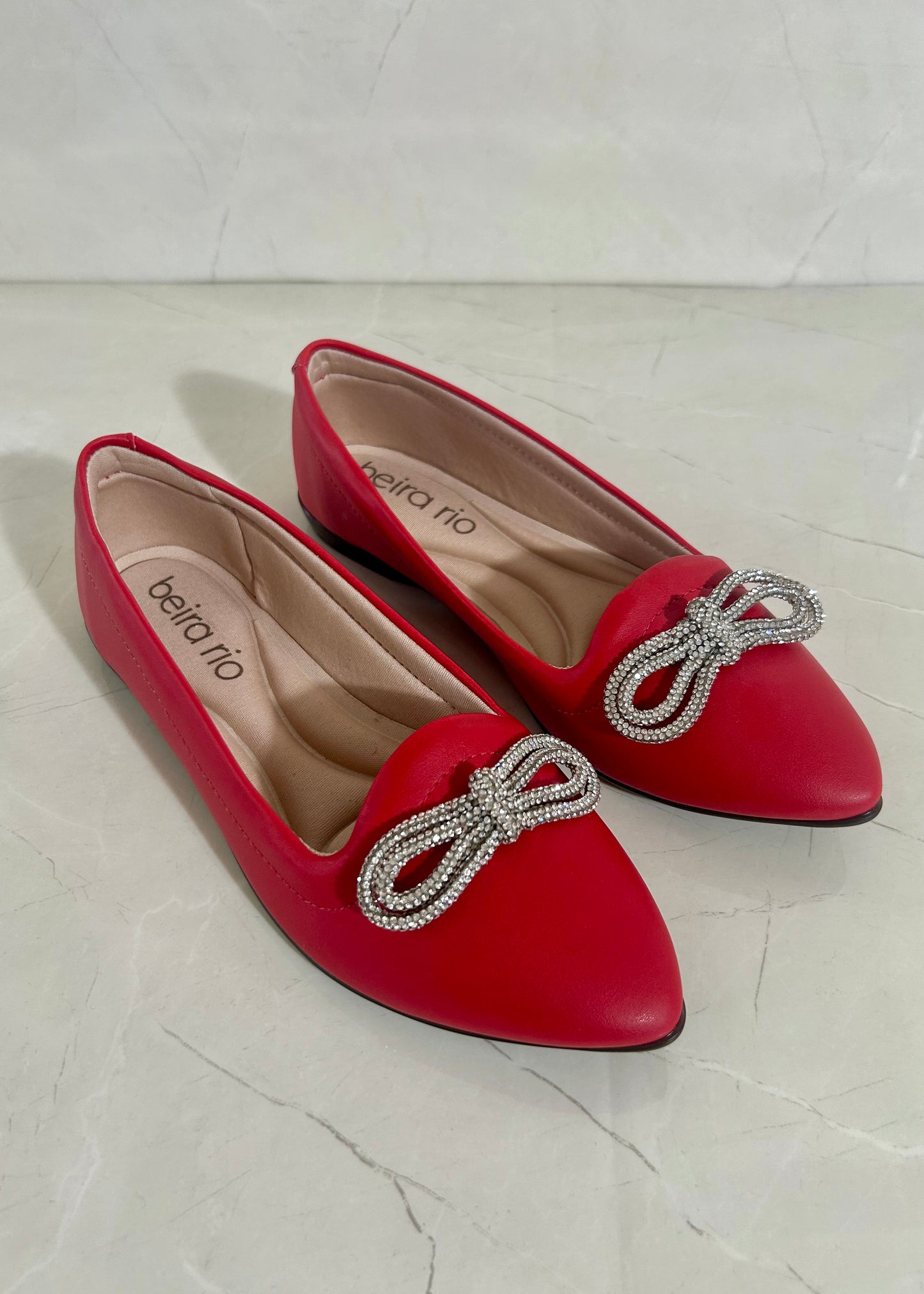 Beira Río Flats Coquette Glow Red