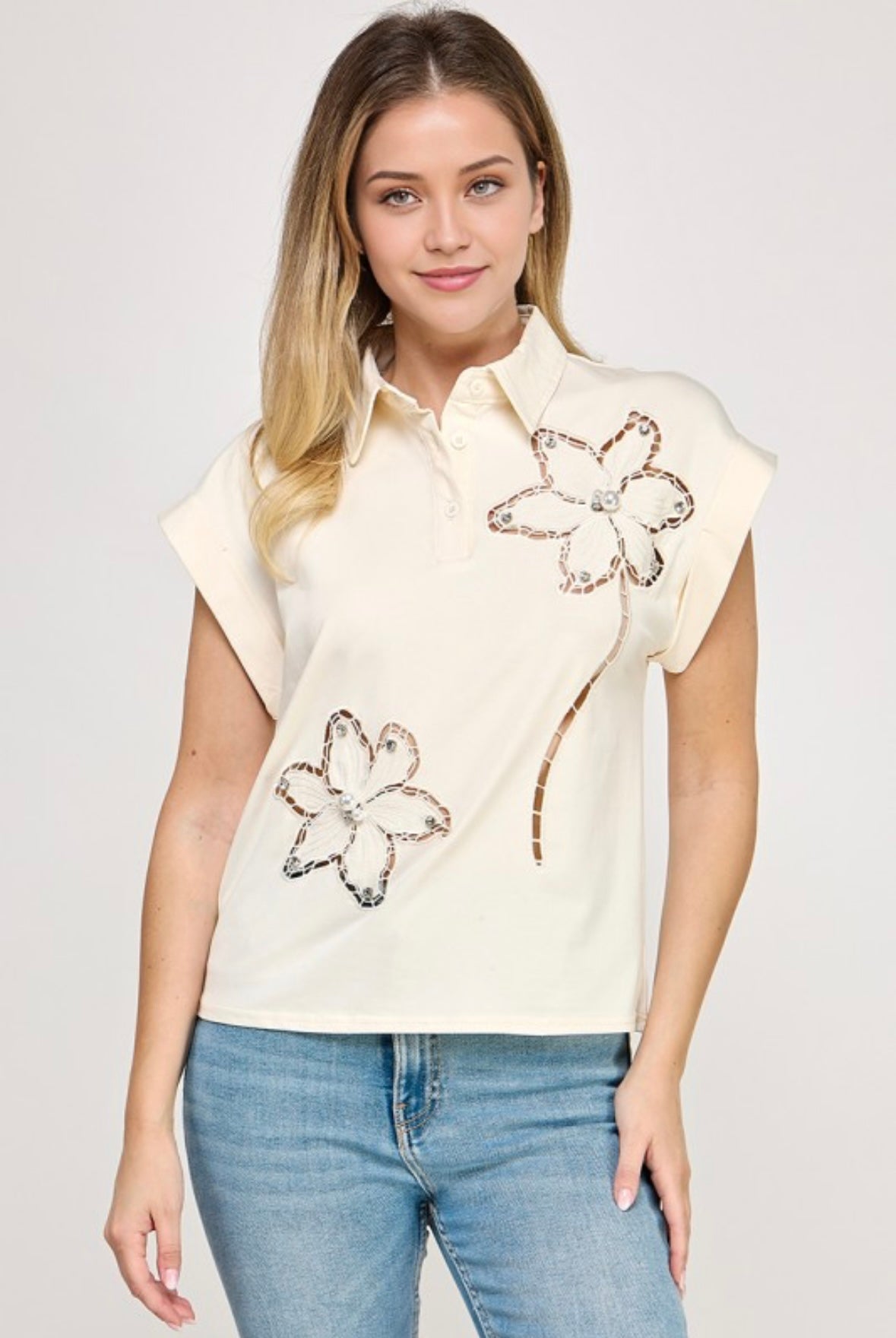 Flower Elegant Blouse