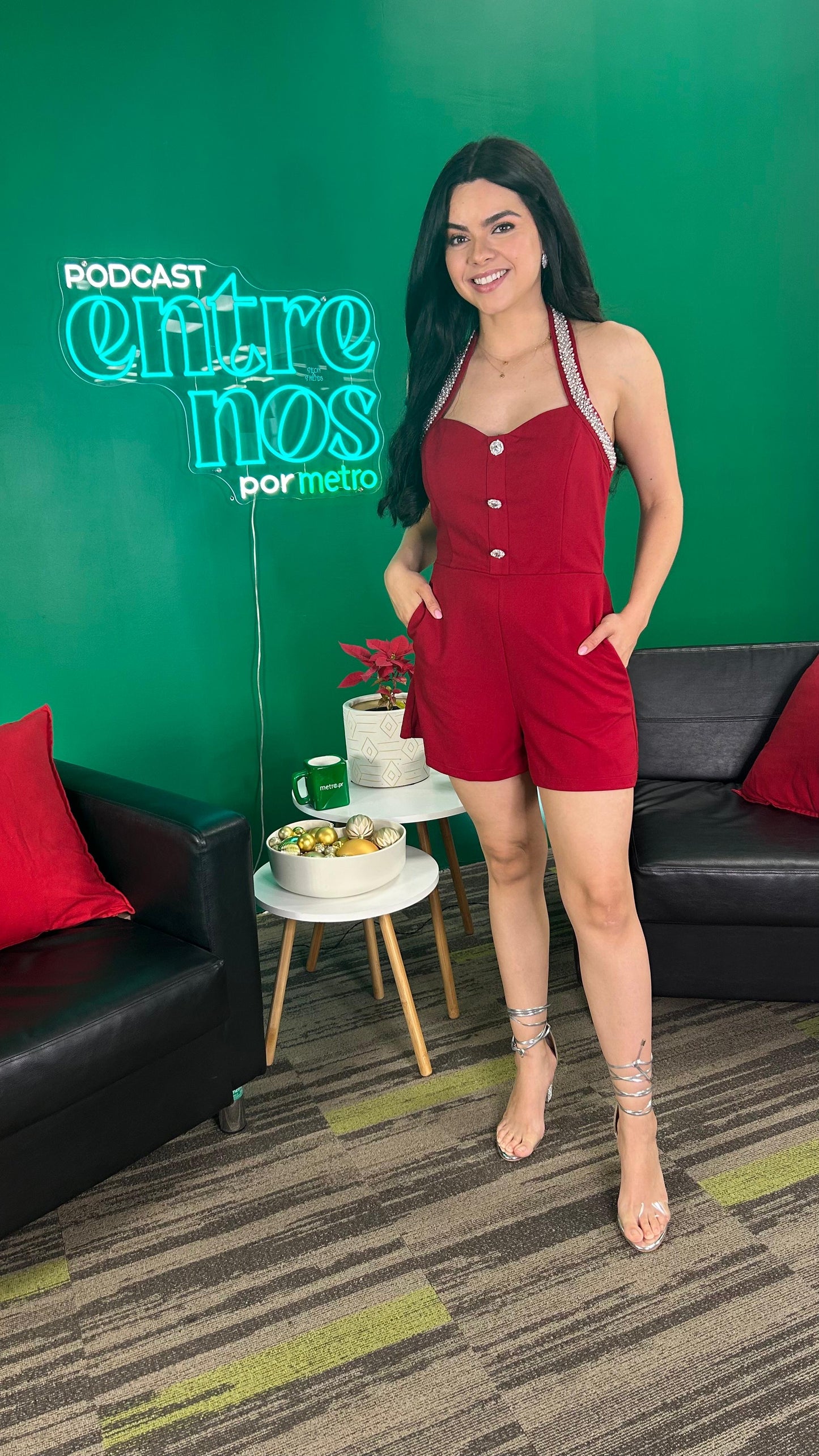 Classic Romper Red