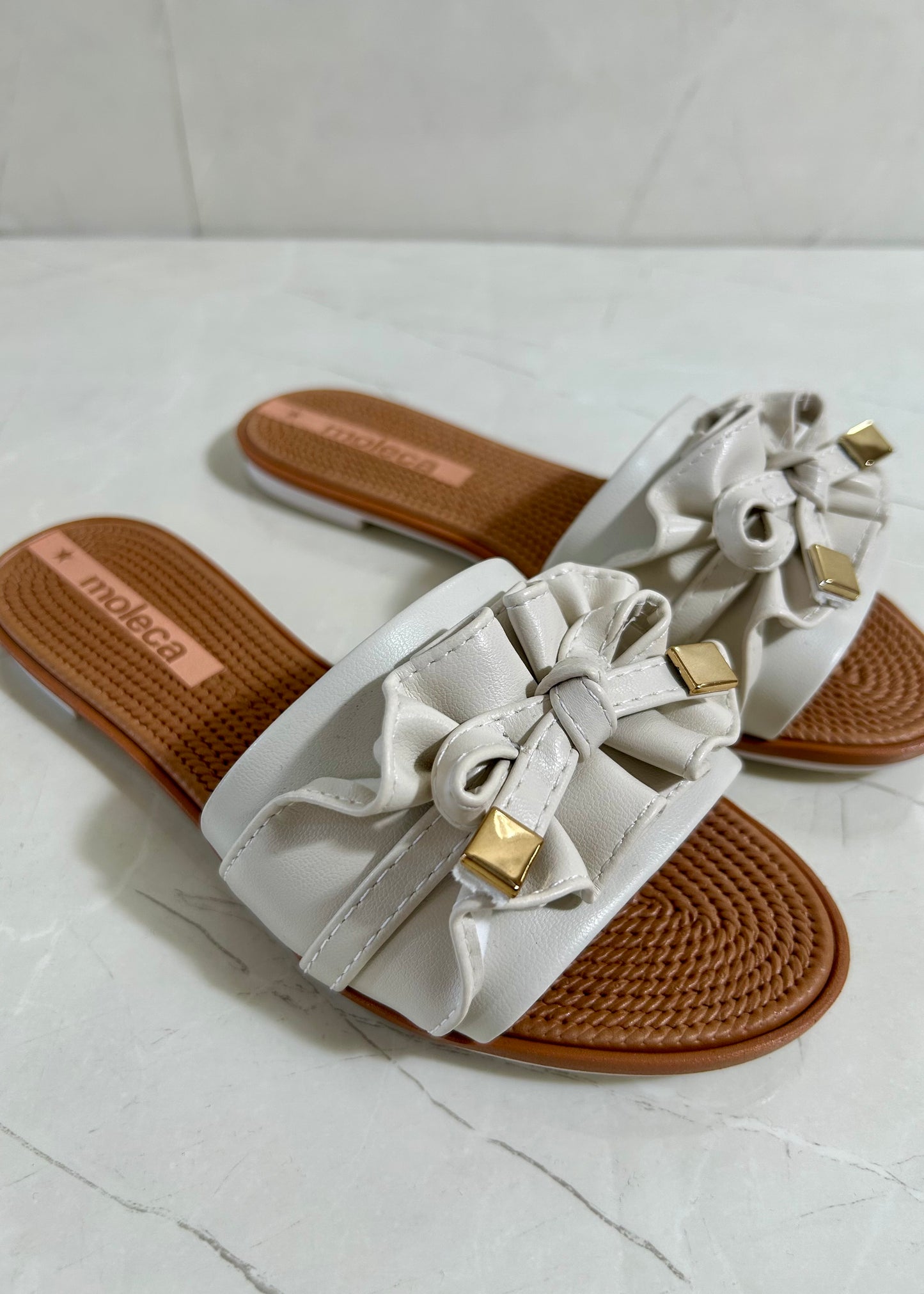 Moleca Coquette Off White Sandals