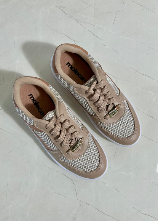 Moleca Tennis Nude Glitter