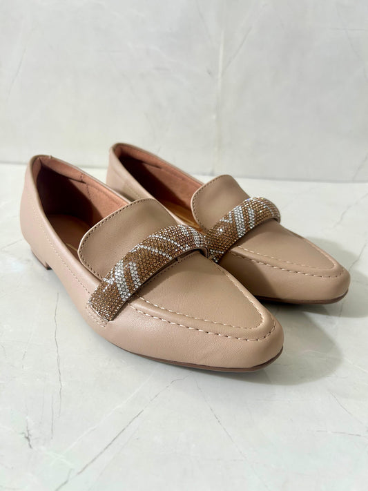 Vizzano Flats Glitter Beige