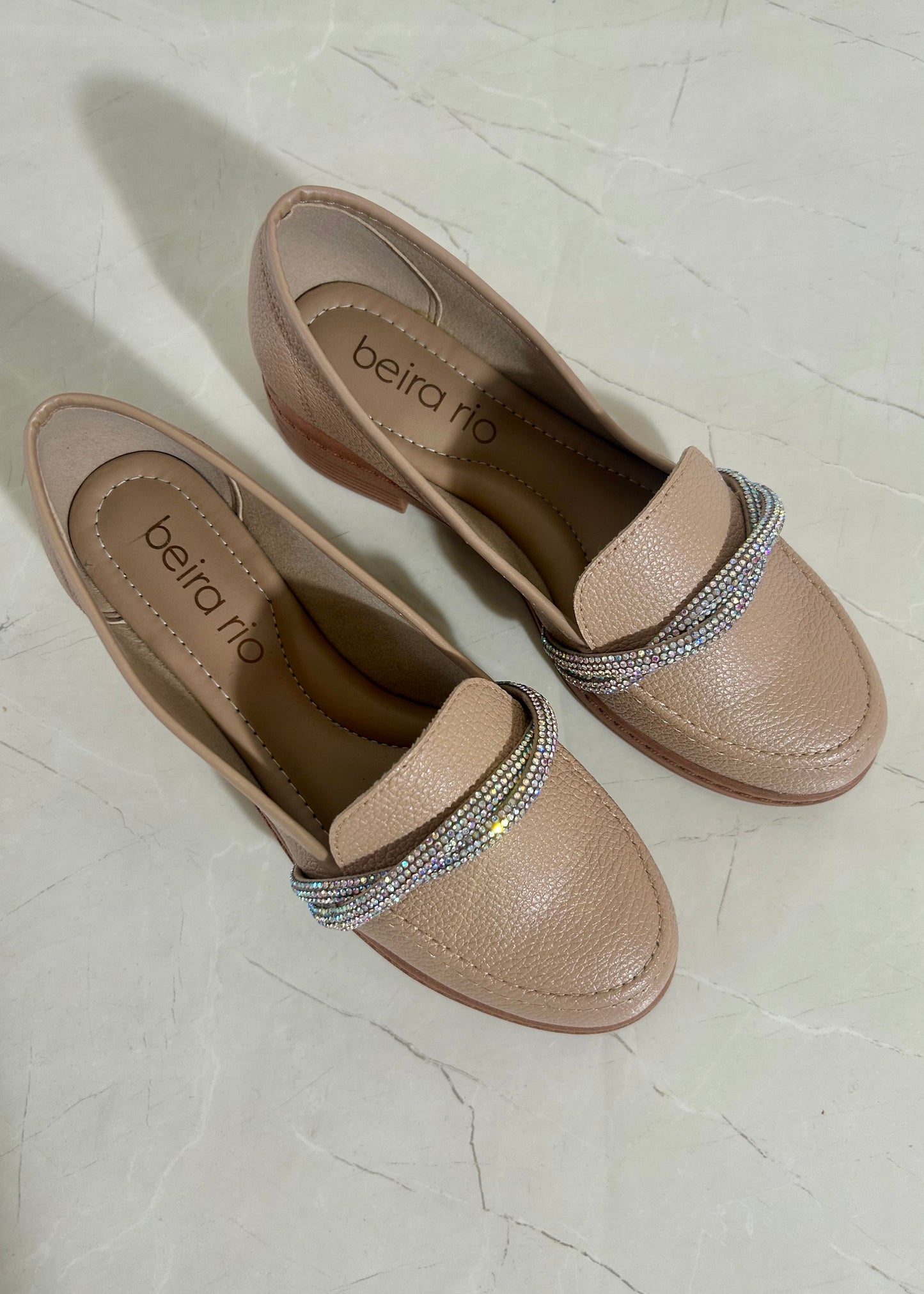 Beira Río Nude Glow Mocasines