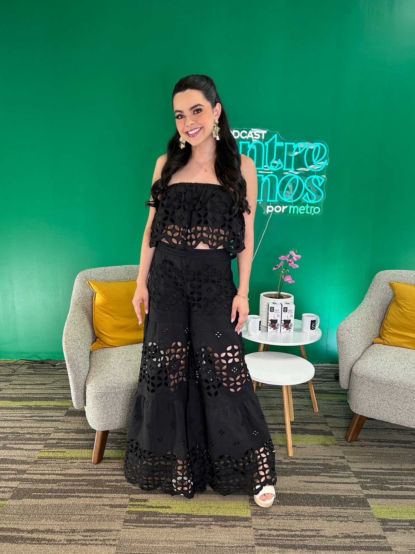 Black set Bohemio en Hilo