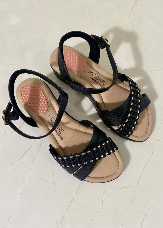 Modare Sandal Trensada Black