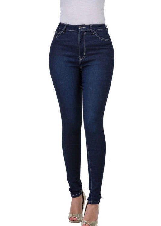 Basic Jeans Oscuro Skinny