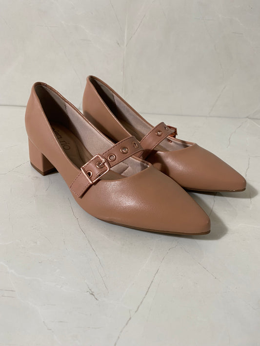 Beira Rio Beige Buckle Chic Mini