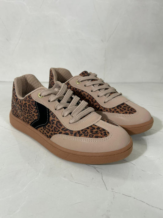 Beira Rio Tenis Animal Print Camel