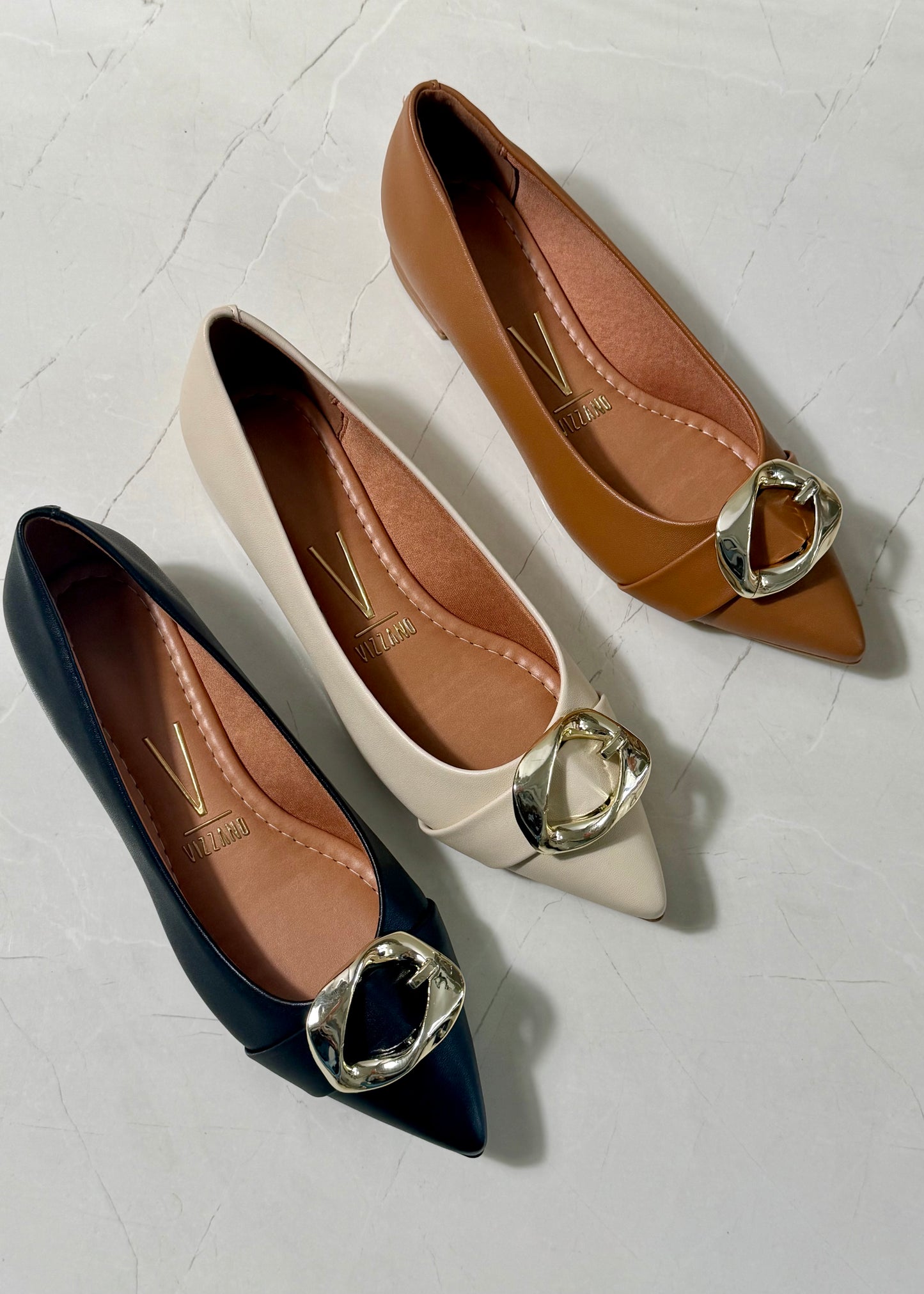 Vizzano Flat Pelica Charm Camel