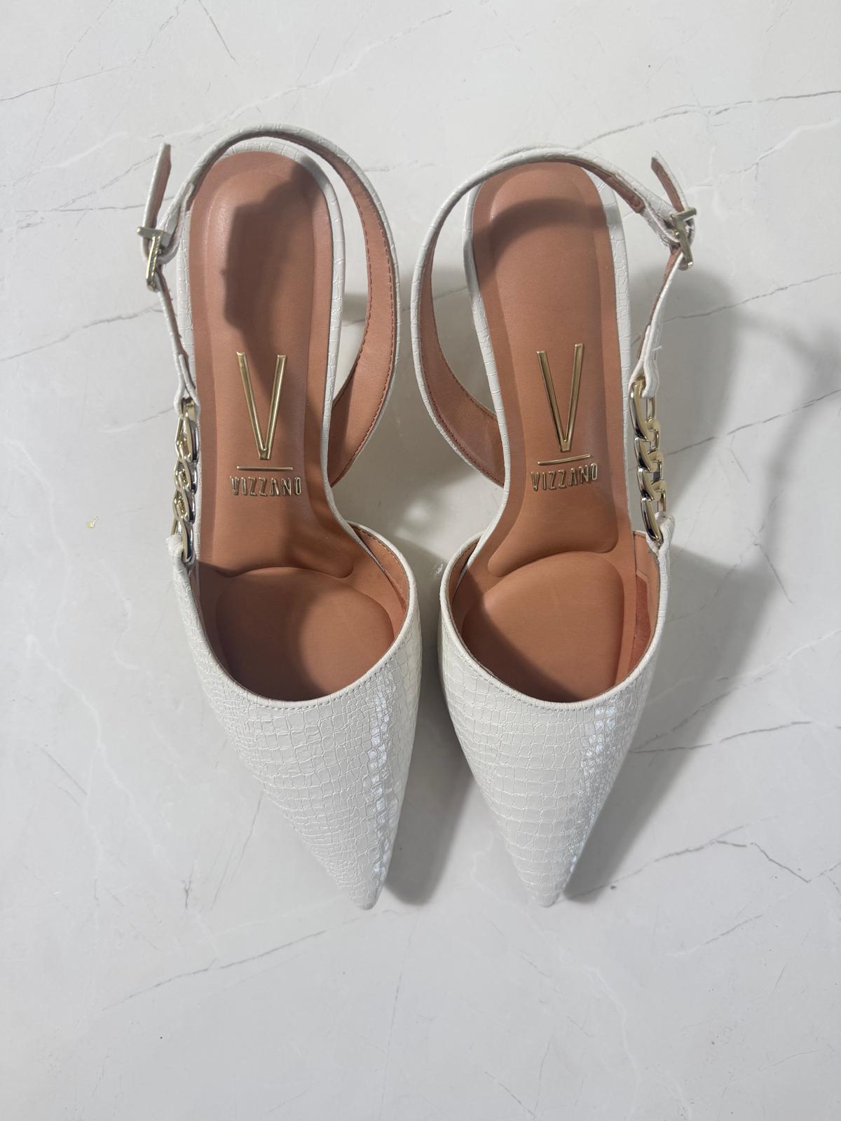 Vizzano intermedio Gold chains Croco Off White