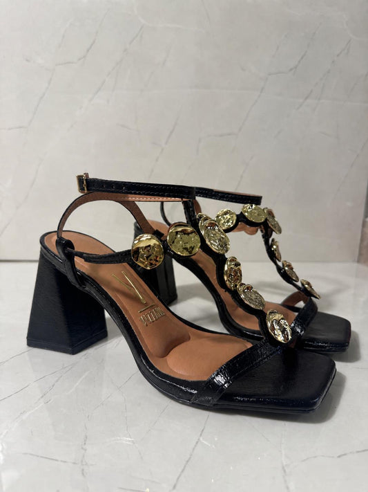 Vizzano intermedio Gold Charms black