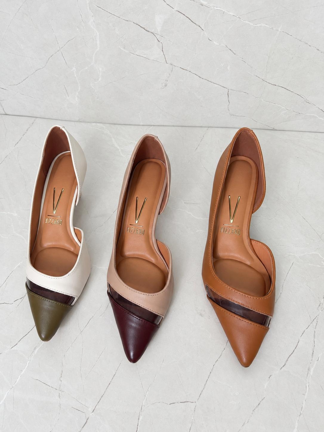 Vizzano mini Beige y Chocolate clear