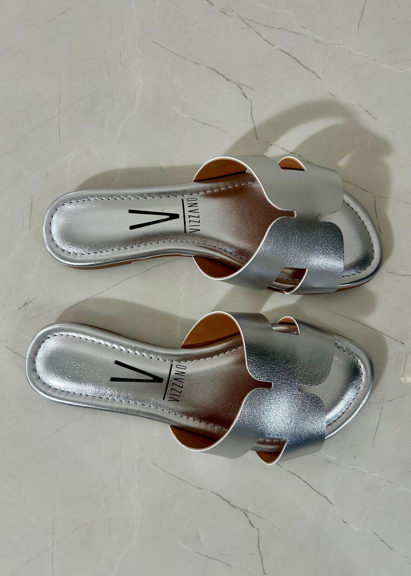 Vizzano Sandal Flats Plateada
