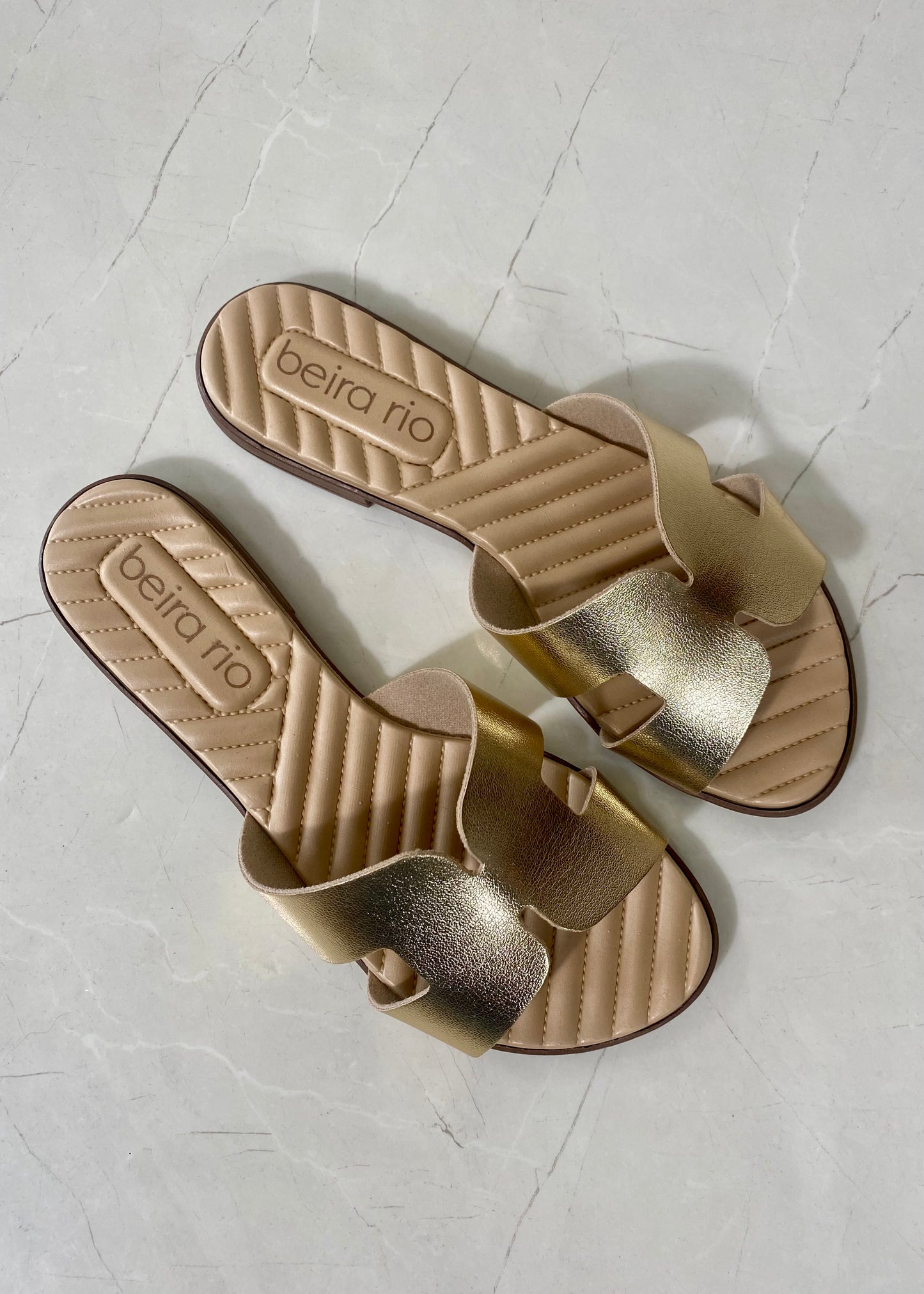 Beira Rio Sandal Gold