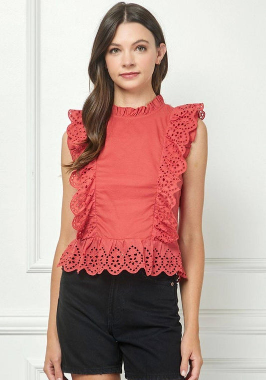 Blusa Daisy Terracota