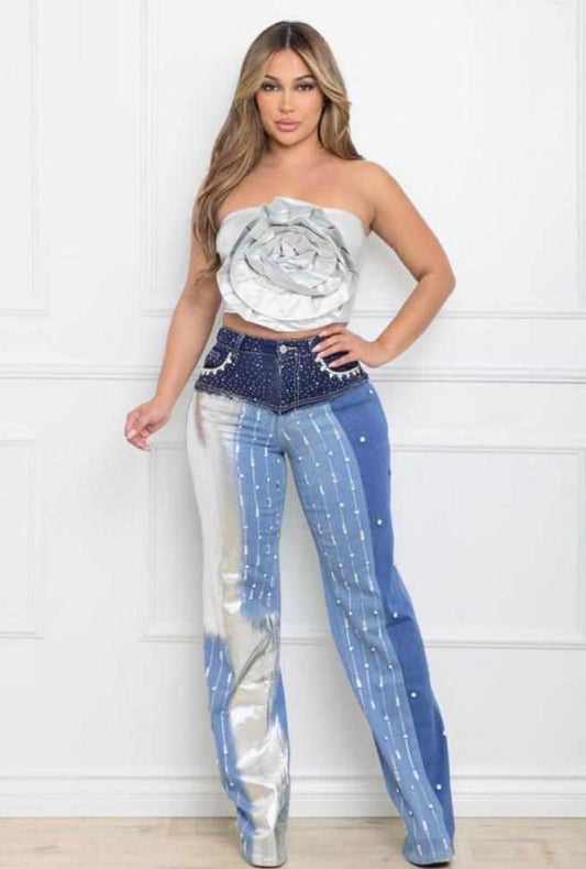 Jeans glitter Fashion