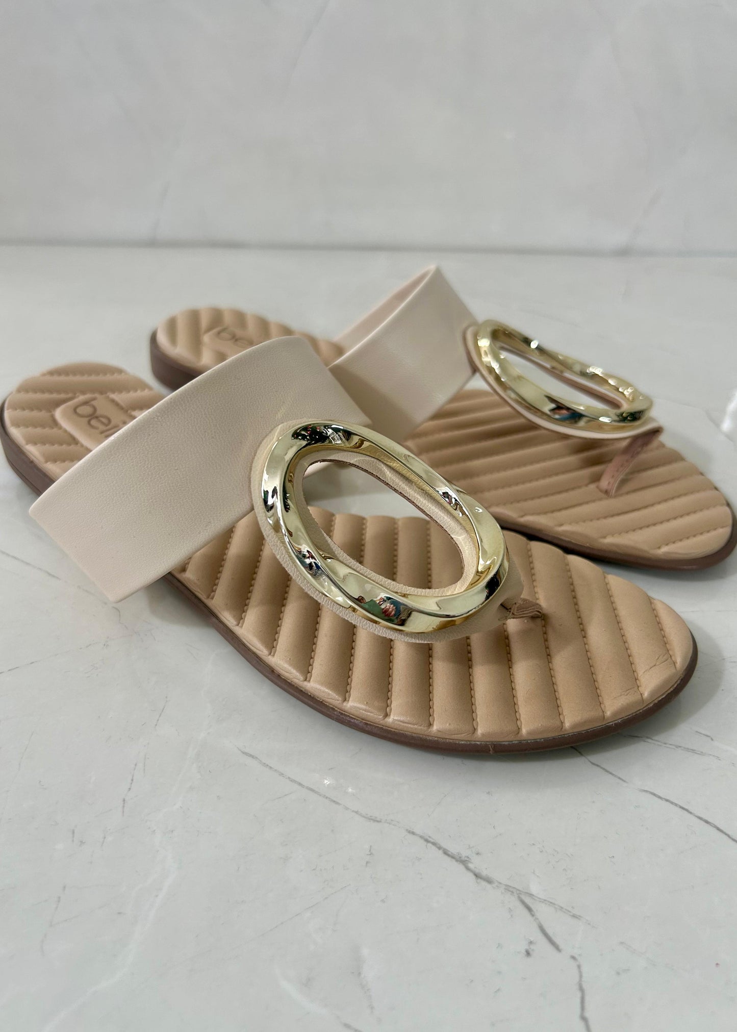 Beira Rio Sandal chapa dorada Turim Crema
