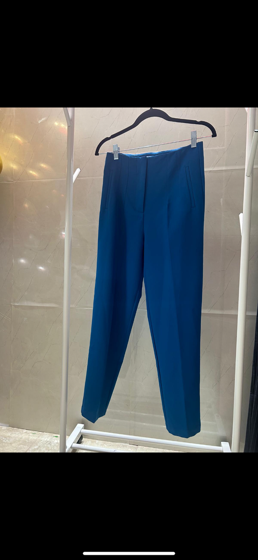 Pantalón de Vestir tipo Zara Turquesa