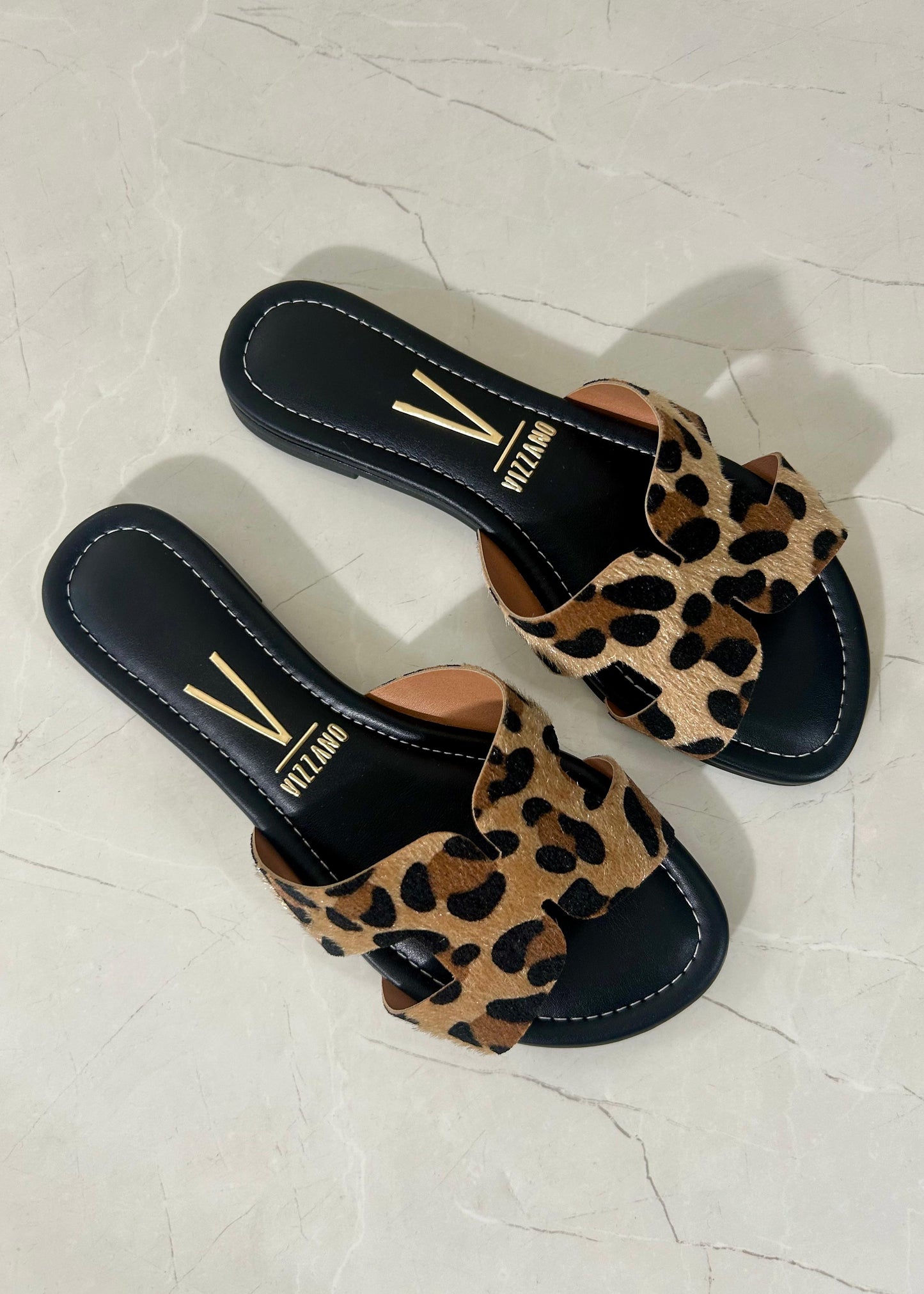 Vizzano Sandal Flats Tercio Pelo Animal Print