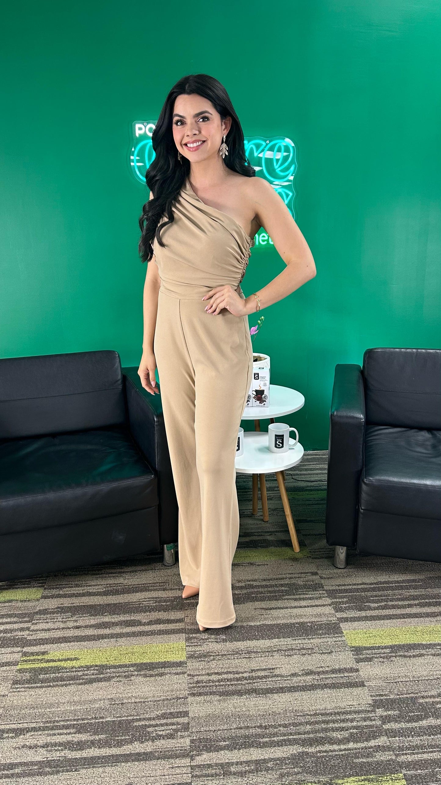 Fashion Beige Jumpsuit
