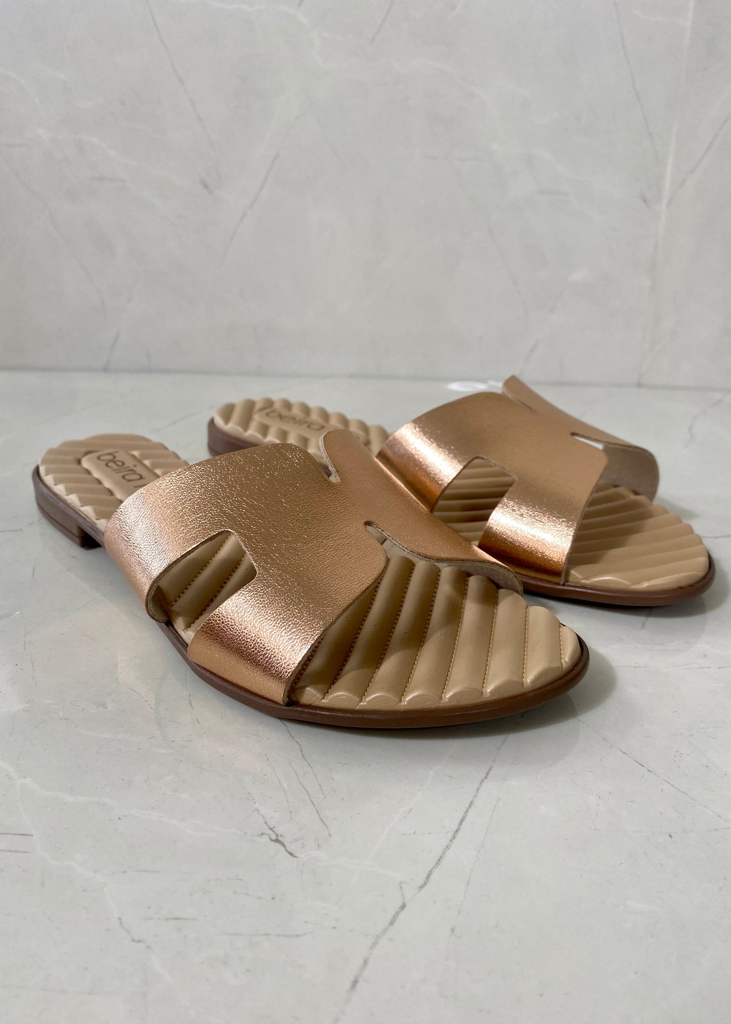 Beira Rio Sandal Rose Gold