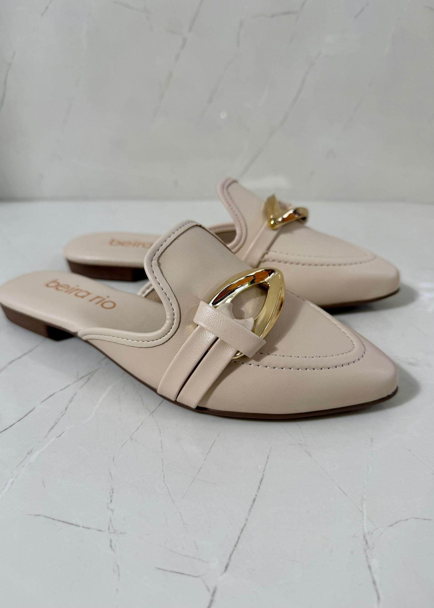 Beira Rio Mule Flats Crema