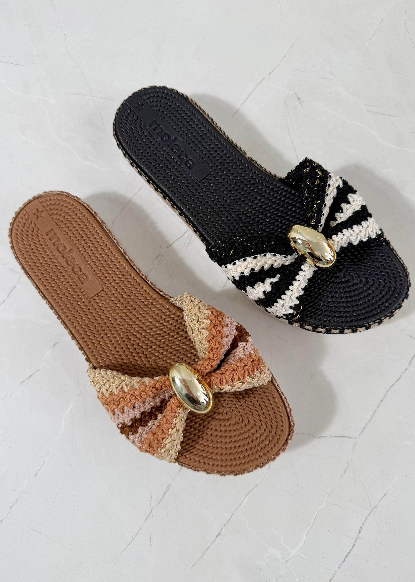 Moleca Tira Sandal Multi Nude