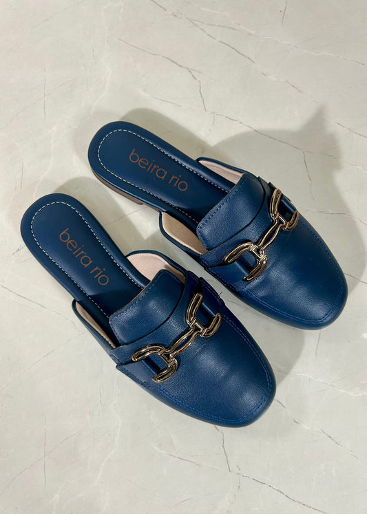 Beira Rio Mocasín abierto Azul Marino