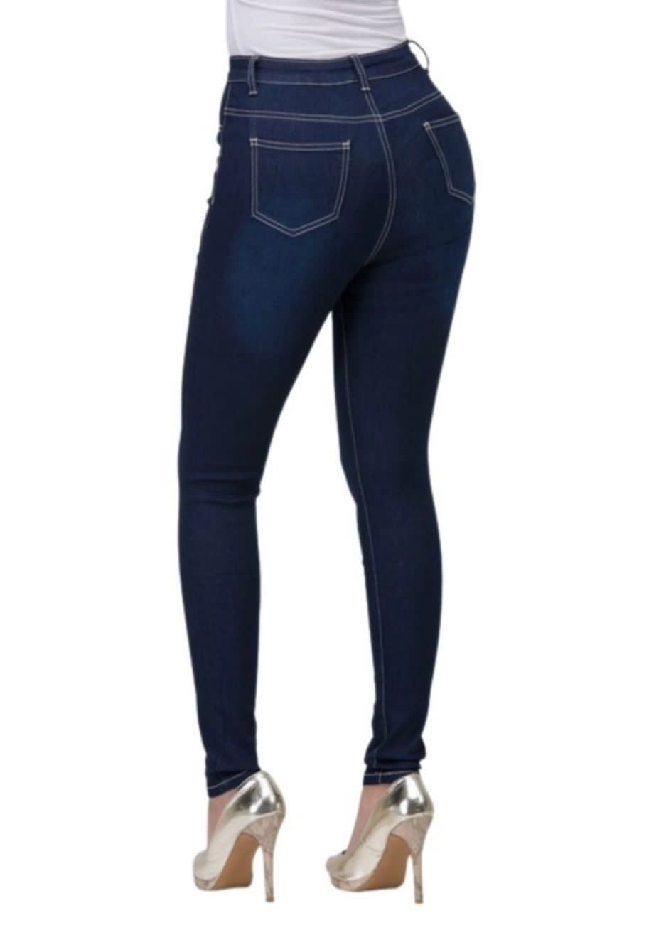 Basic Jeans Oscuro Skinny