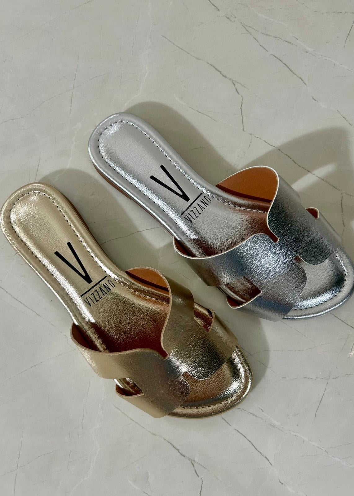 Vizzano Sandal Flats Dorada