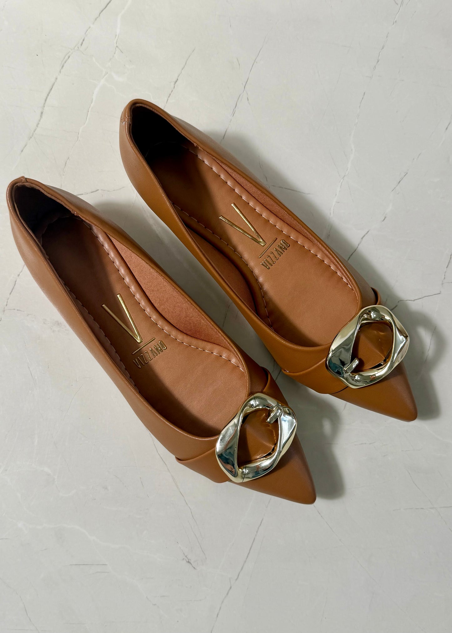 Vizzano Flat Pelica Charm Camel