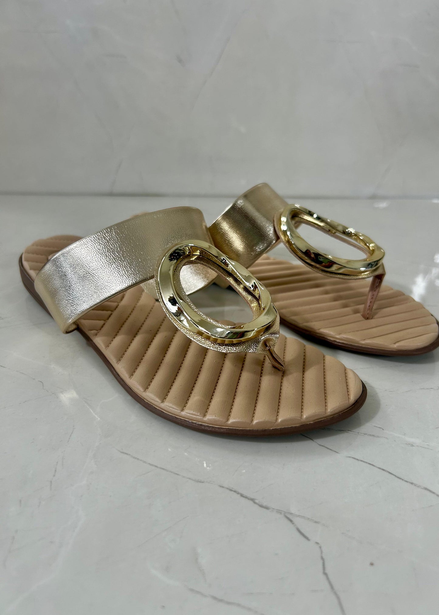 Beira Rio Sandal chapa dorada Turím Dorada