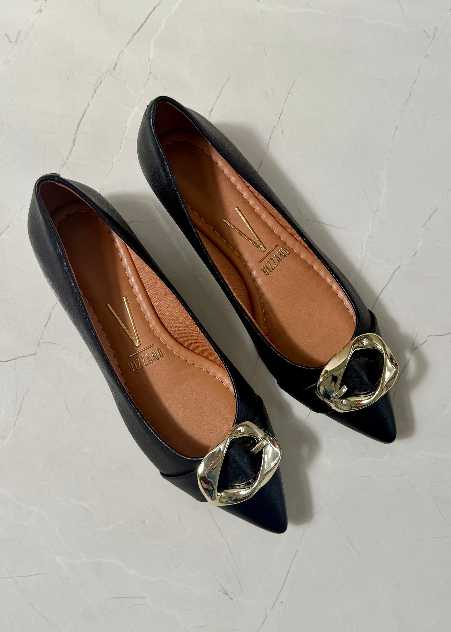 Vizzano Flat Pelica Charm Black